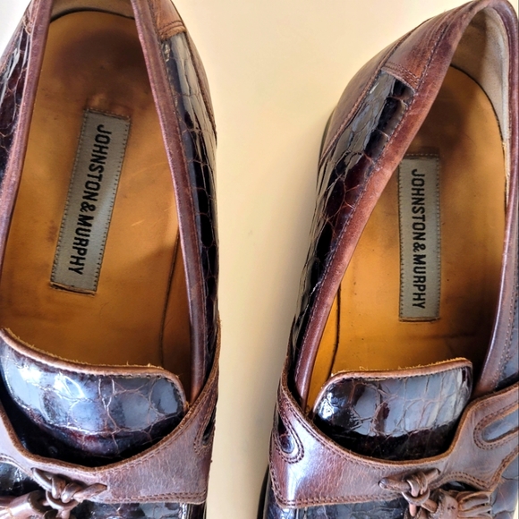 Johnston & Murphy Men's Dress Shoes slip-on Loafers size 9.5 - Picture 8 of 11